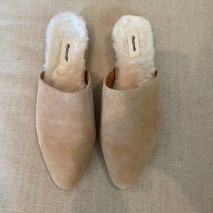 MADEWELL Size 7.5 The Kasey Mule in Sherpa in Earthen Sand